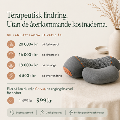 Cervia Nackkudde – 3-i-1 Nackterapi