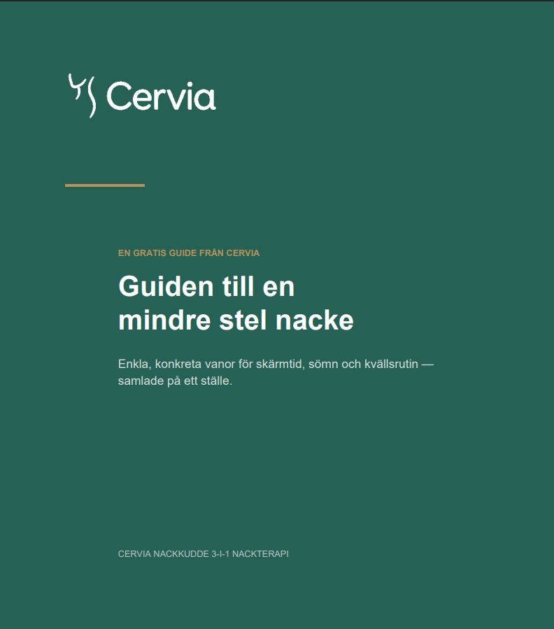 Cervias guide till en mindre stel nacke